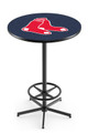 Boston Red Sox Pub Table with Black Foot Ring