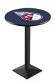Cleveland Guardians Pub Table with Black Square Base