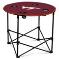 Virginia Tech Hokies Round Folding Table
