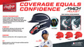 Rawlings Mach Matte Junior Baseball Batting Helmet with Adjustable Face Guard