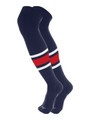 TCK Dugout Striped Pattern E Over-Knee Baseball Socks