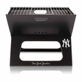 New York Yankees Black Portable Charcoal X-Grill