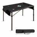 Miami Dolphins Black Travel Table