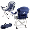 Atlanta Braves Navy Reclining Camp Chair