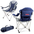 Mississippi Rebels Navy Reclining Camp Chair