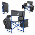 Atlanta Braves Gray/Blue Fusion Folding Chair