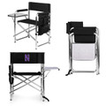Northwestern Wildcats Black Sports Folding Chair