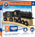 Lionel Collector's Steam Engine & Coal Car Wood Toy Train Set