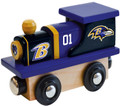 Baltimore Ravens Wood Toy Train