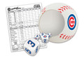 Chicago Cubs Shake N' Score Travel Dice Game