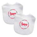 Nebraska Cornhuskers 2-Pack Baby Bibs