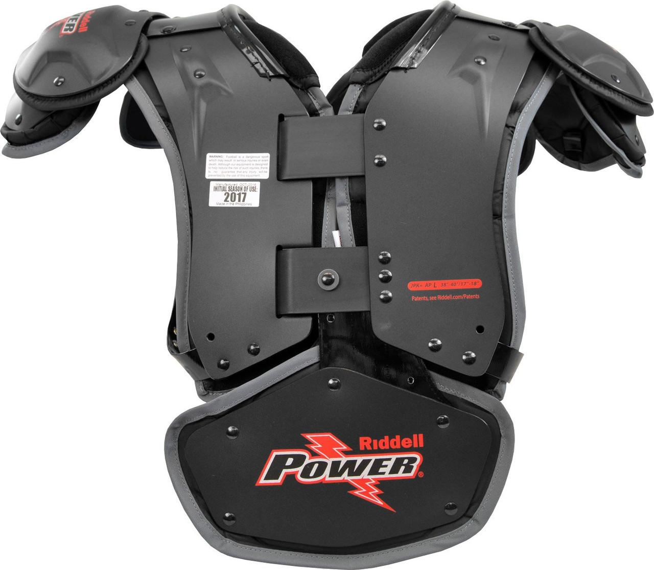 Riddell Power JPK+ JV/Youth Football Shoulder Pads All Purpose