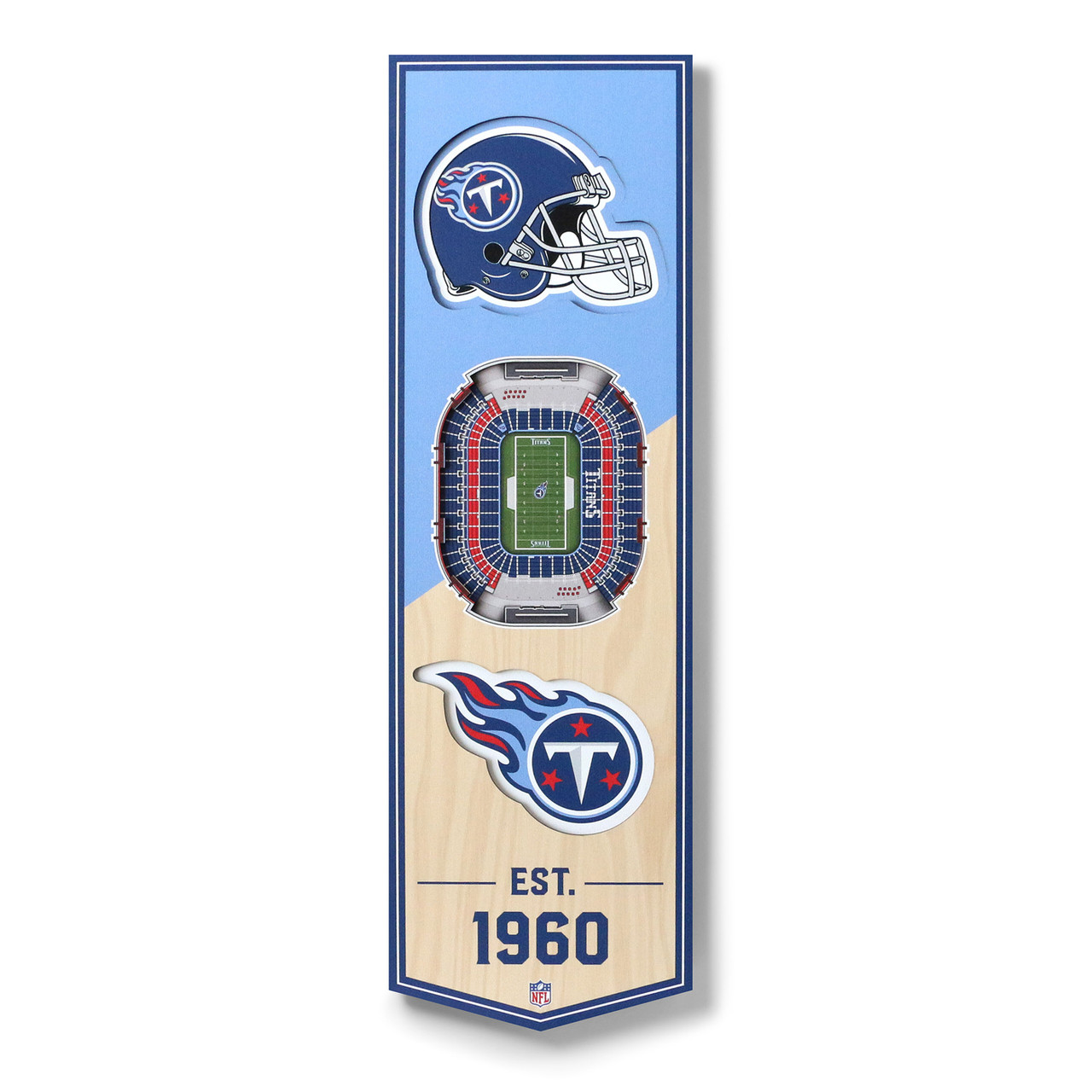 Tennessee Titans, 3D Stadium View, Tennessee Titans, Wall Art