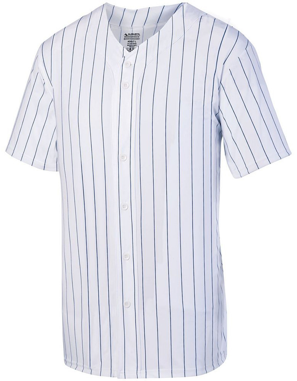 Blue Pinstripes Customized Baseball Jerseys No Minimum