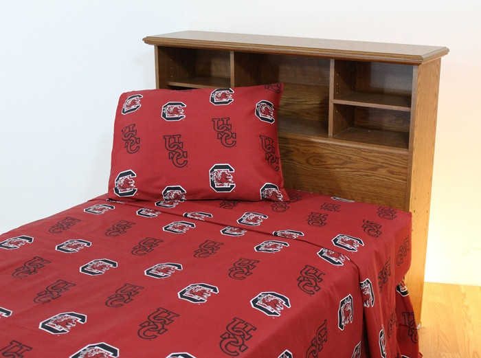 South Carolina Gamecocks Dark Bed Sheets Sports Unlimited
