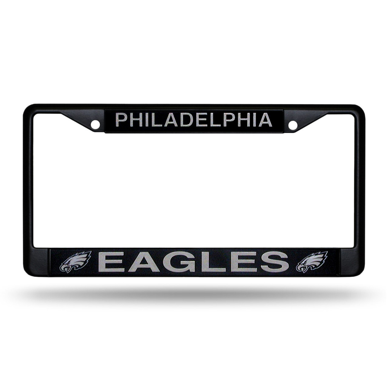 Philadelphia Eagles Black Metal License Plate Frame - Sports Unlimited