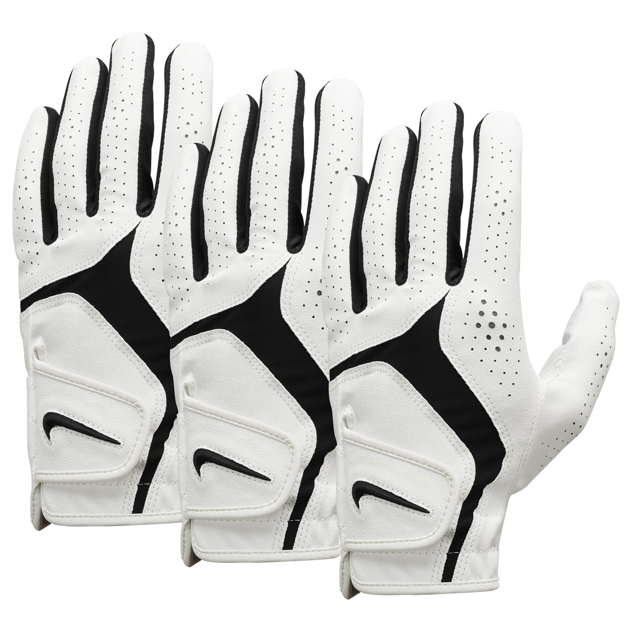 Nike Men's Dura Feel X Regular Fit Golf Glove - Left Hand - 3 Pack