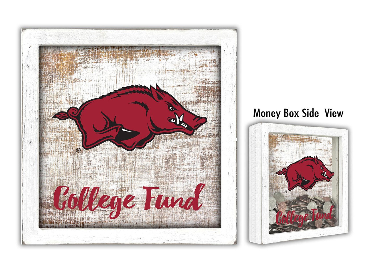 Arkansas Razorbacks College Fund Money Box - Sports Unlimited