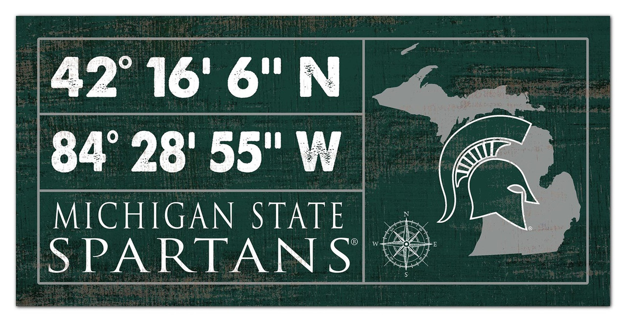 Michigan State Spartans Horizontal Coordinate 6