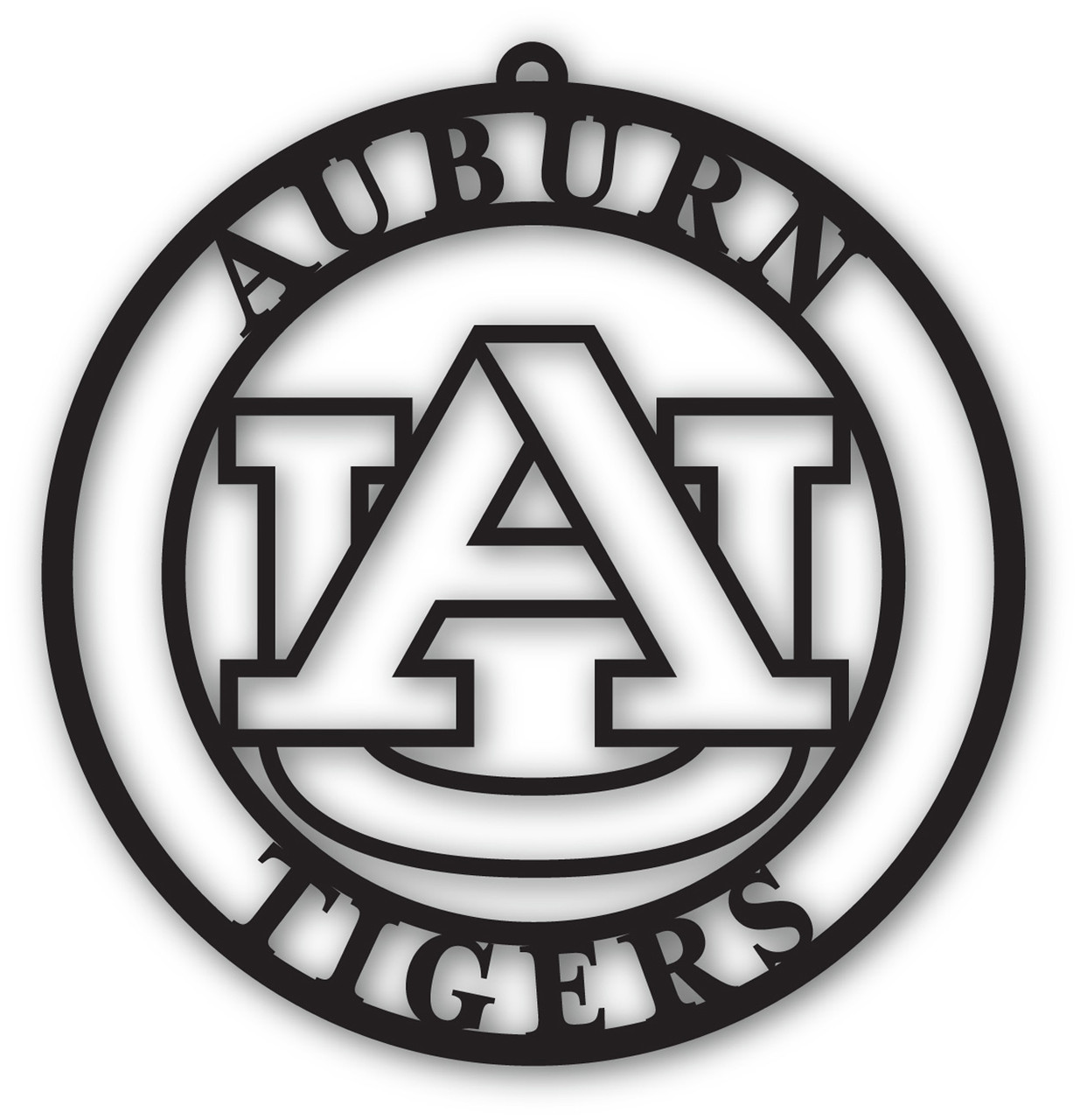 auburn logo stencil