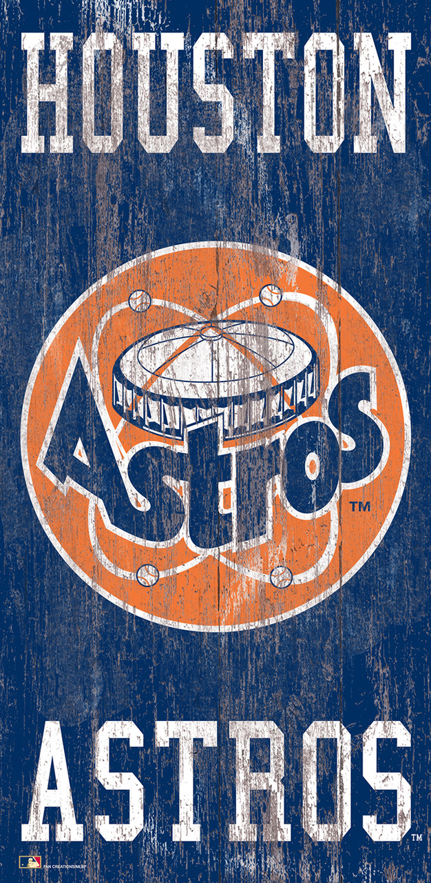 Houston Astros 24'' Round Heritage Logo Sign