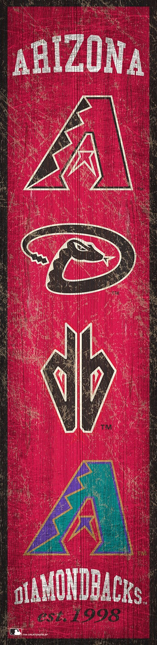 Arizona Diamondbacks Heritage Banner Vertical Sign - Sports Unlimited