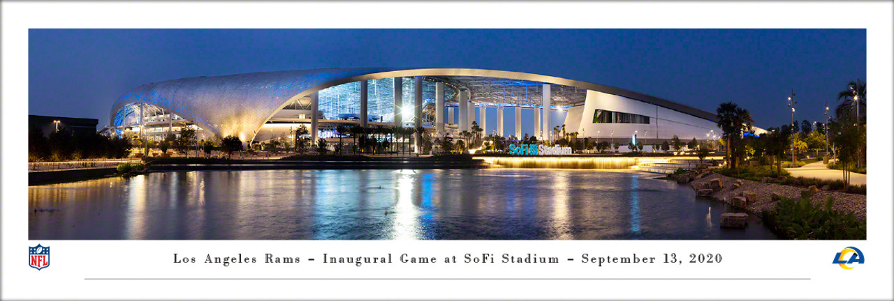 SOFI Stadium - Los Angeles Rams Art Print - the Stadium Shoppe