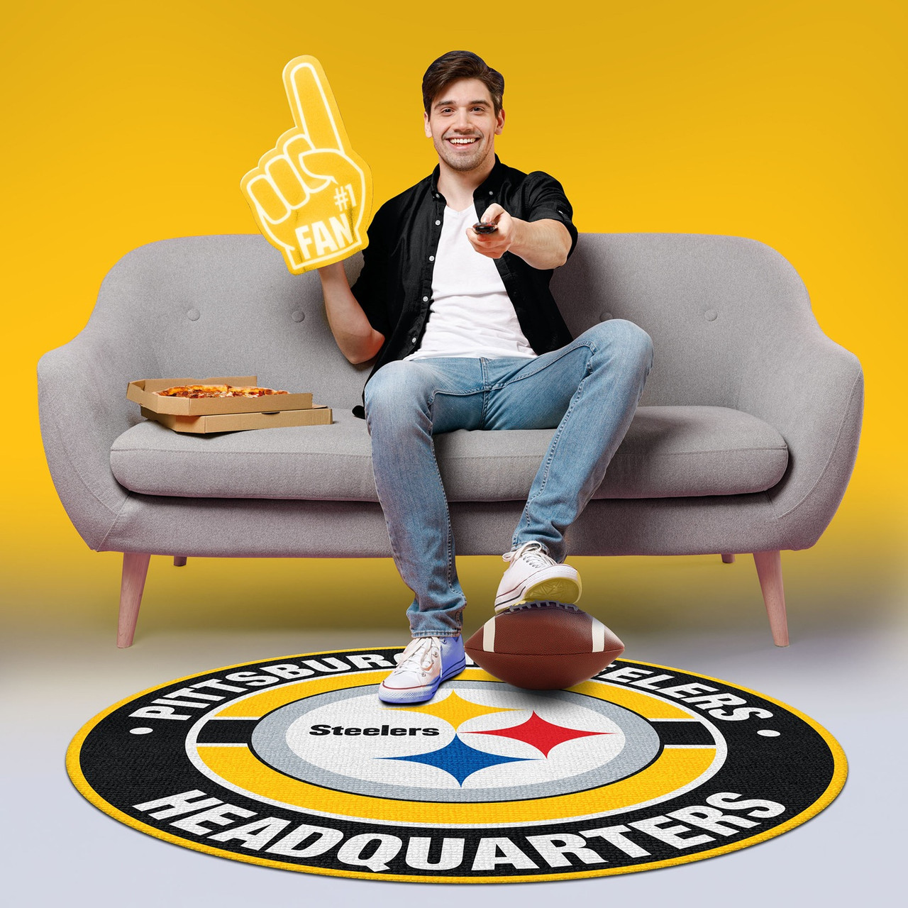 Imperial International Pittsburgh Steelers Rug - Thumbnail 2