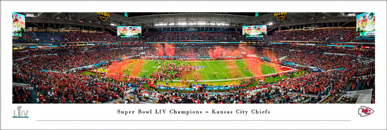 Kansas City Chiefs 2020 NFL Super Bowl LIV Champions Panorama - Sports  Unlimited