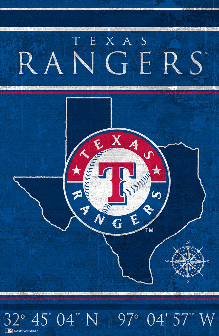 MLB - Texas Rangers Logo Stencil