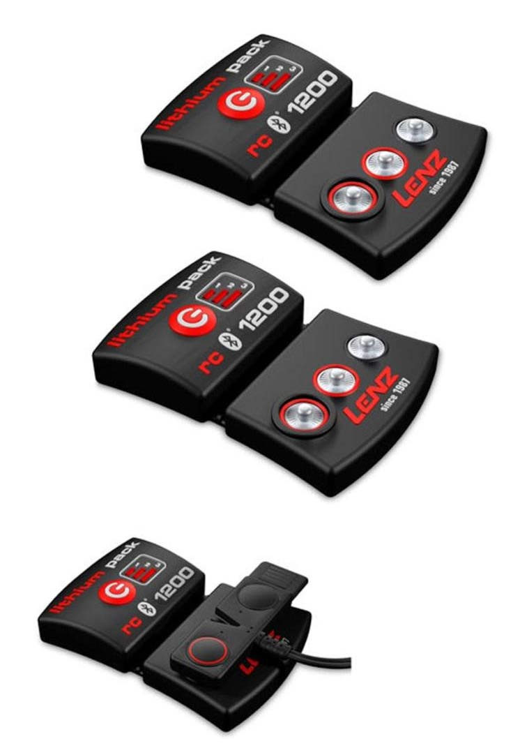 Lenz Unisex 8.0 Lobster Fingercap Heated Gloves with rcB 1200 Batteries