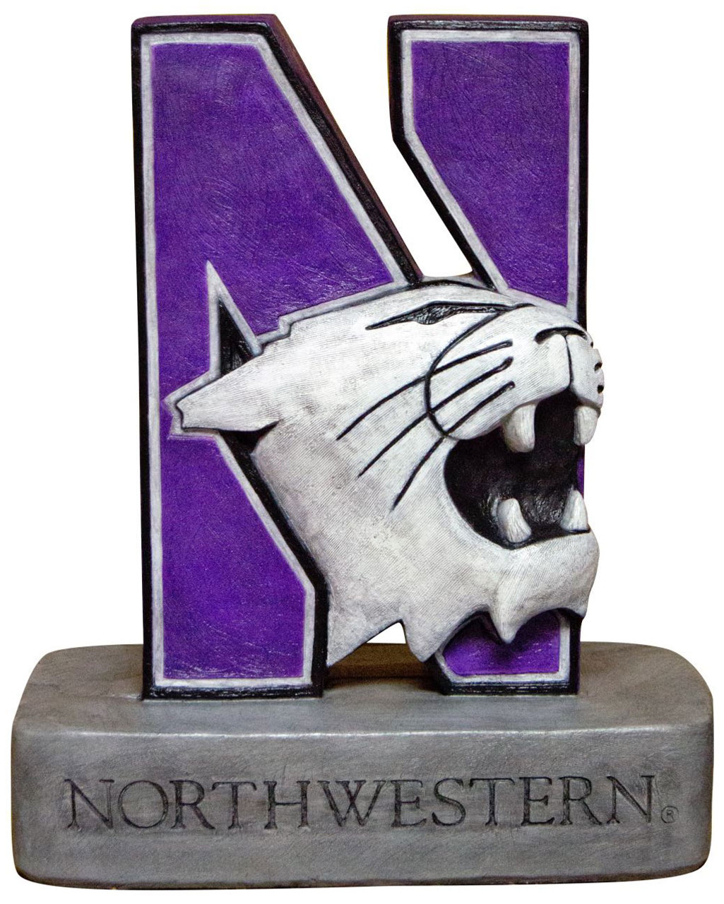 Northwestern University Wildcats Purple Hooded Sweatshirt with Basketball  Design