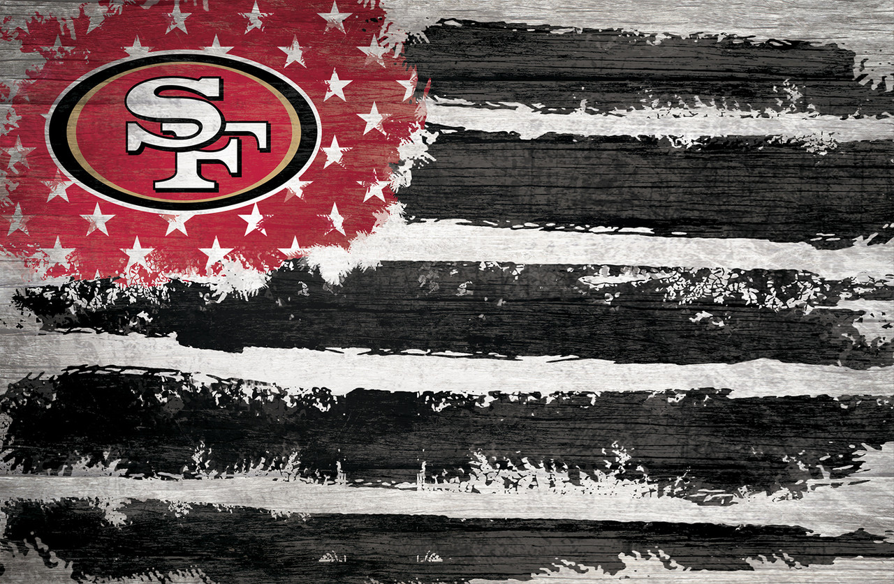 San Francisco 49ers 17' x 26' Flag Sign - Sports Unlimited