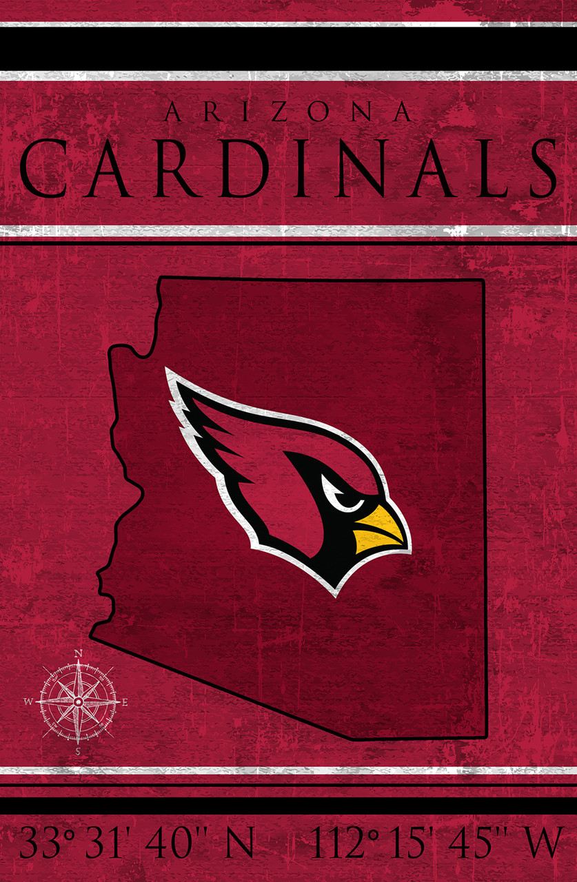 Louisville Cardinals 17 x 26 Coordinates Sign