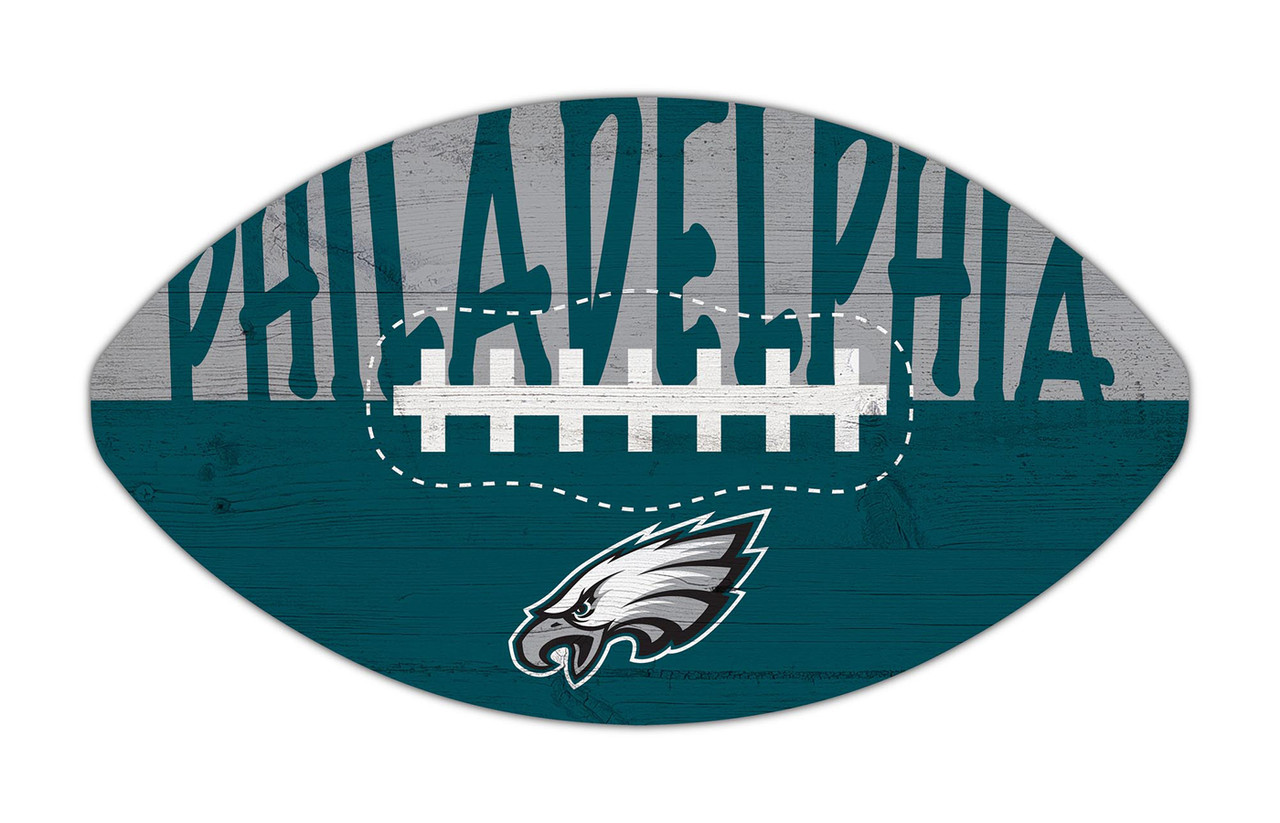 Philadelphia Eagles 12' Football Cutout Sign - Sports Unlimited
