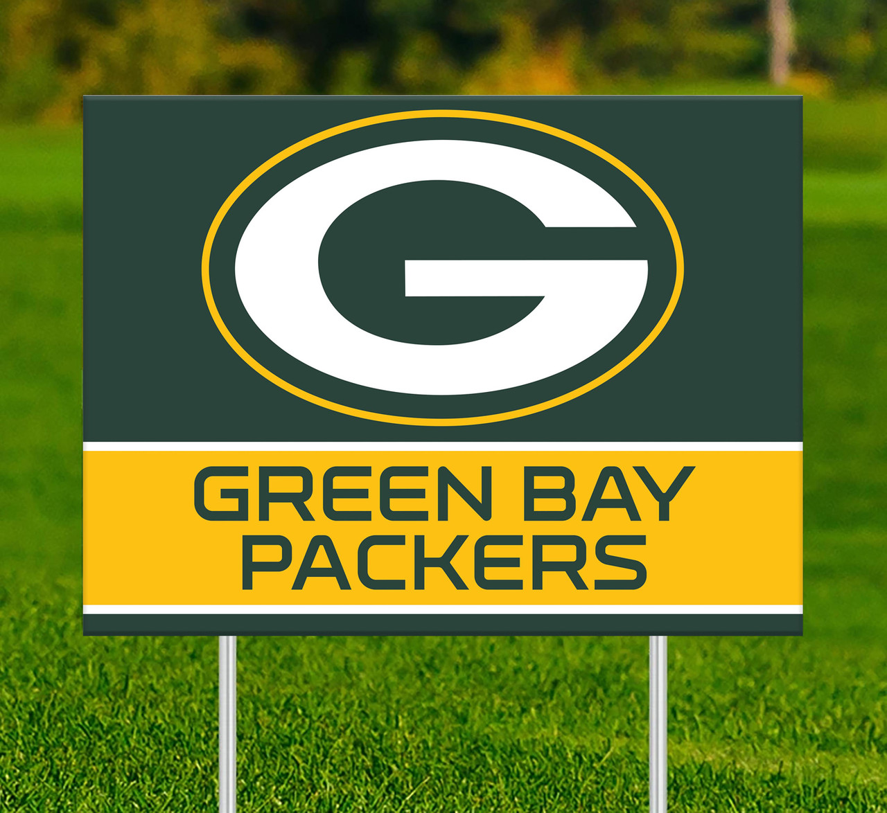 Green Bay Packers Team Name Yard Sign - Sports Unlimited