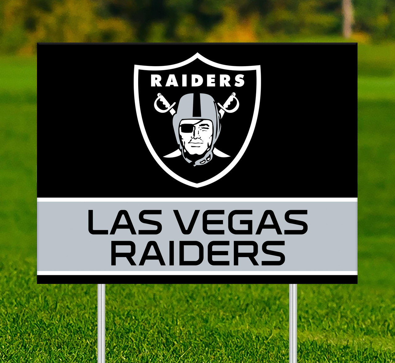 Las Vegas Raiders Team Name Yard Sign - Sports Unlimited