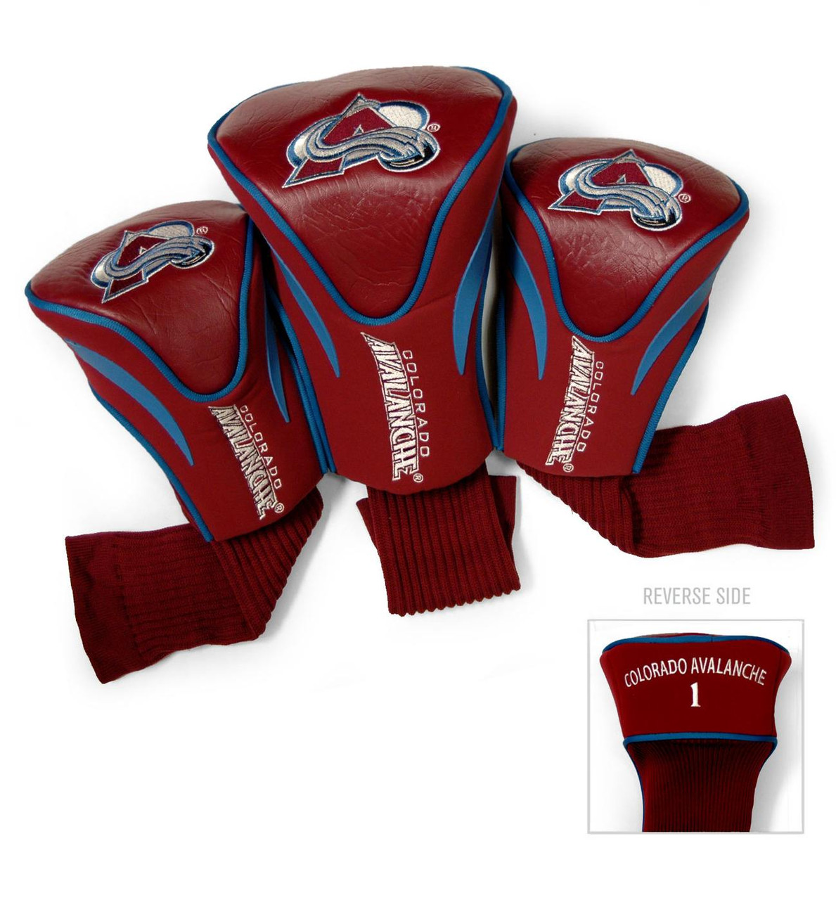 Colorado Avalanche Golf Headcovers 3 Pack Sports Unlimited