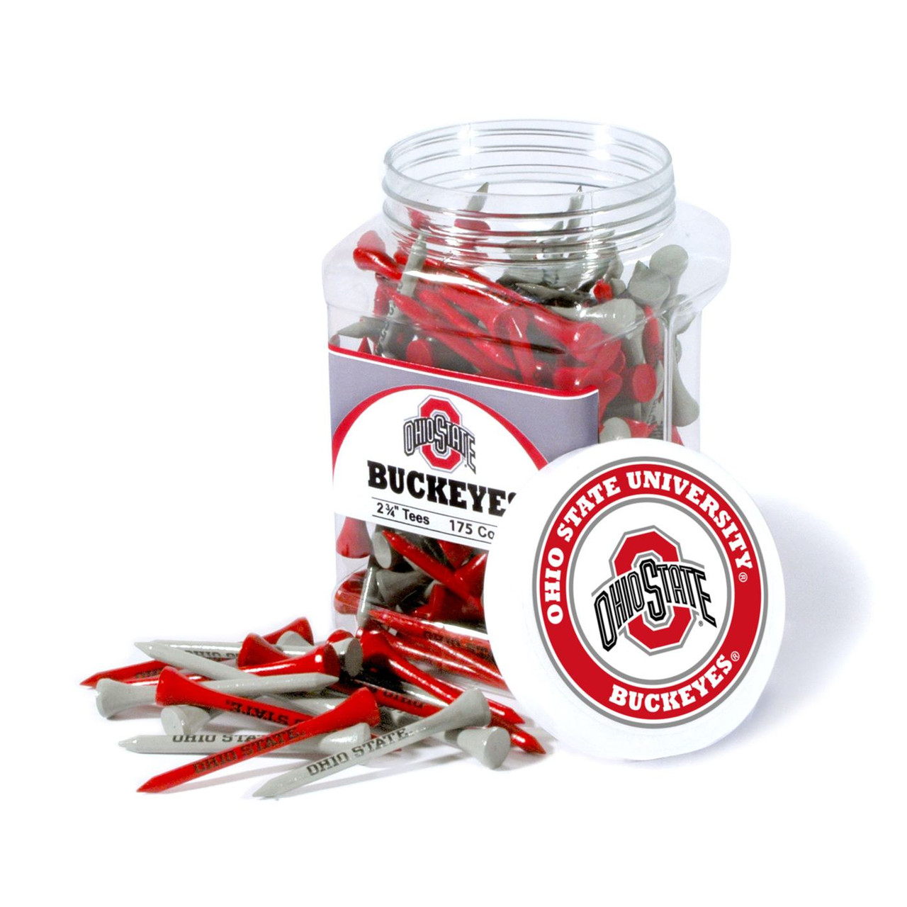 Ohio State Buckeyes 175 Golf Tee Jar Sports Unlimited