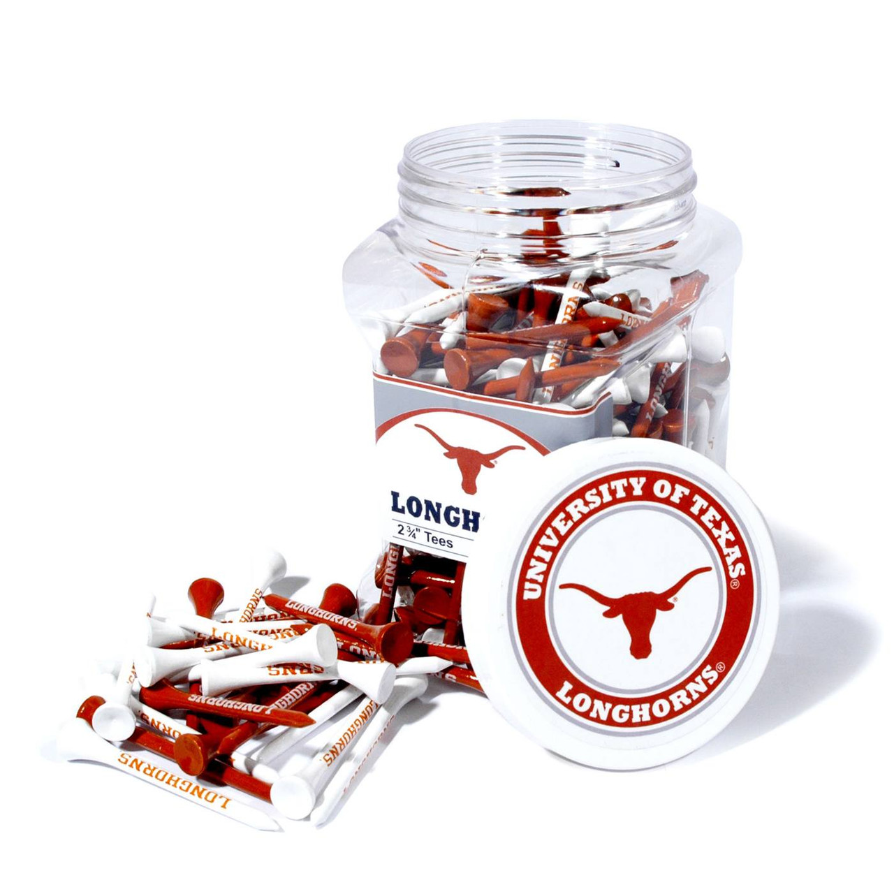 Texas Longhorns 175 Golf Tee Jar Sports Unlimited