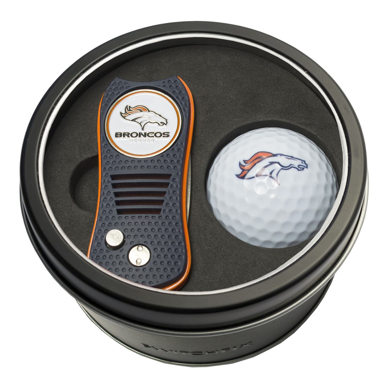 Denver Broncos Switchfix Golf Divot Tool & Ball - Sports Unlimited
