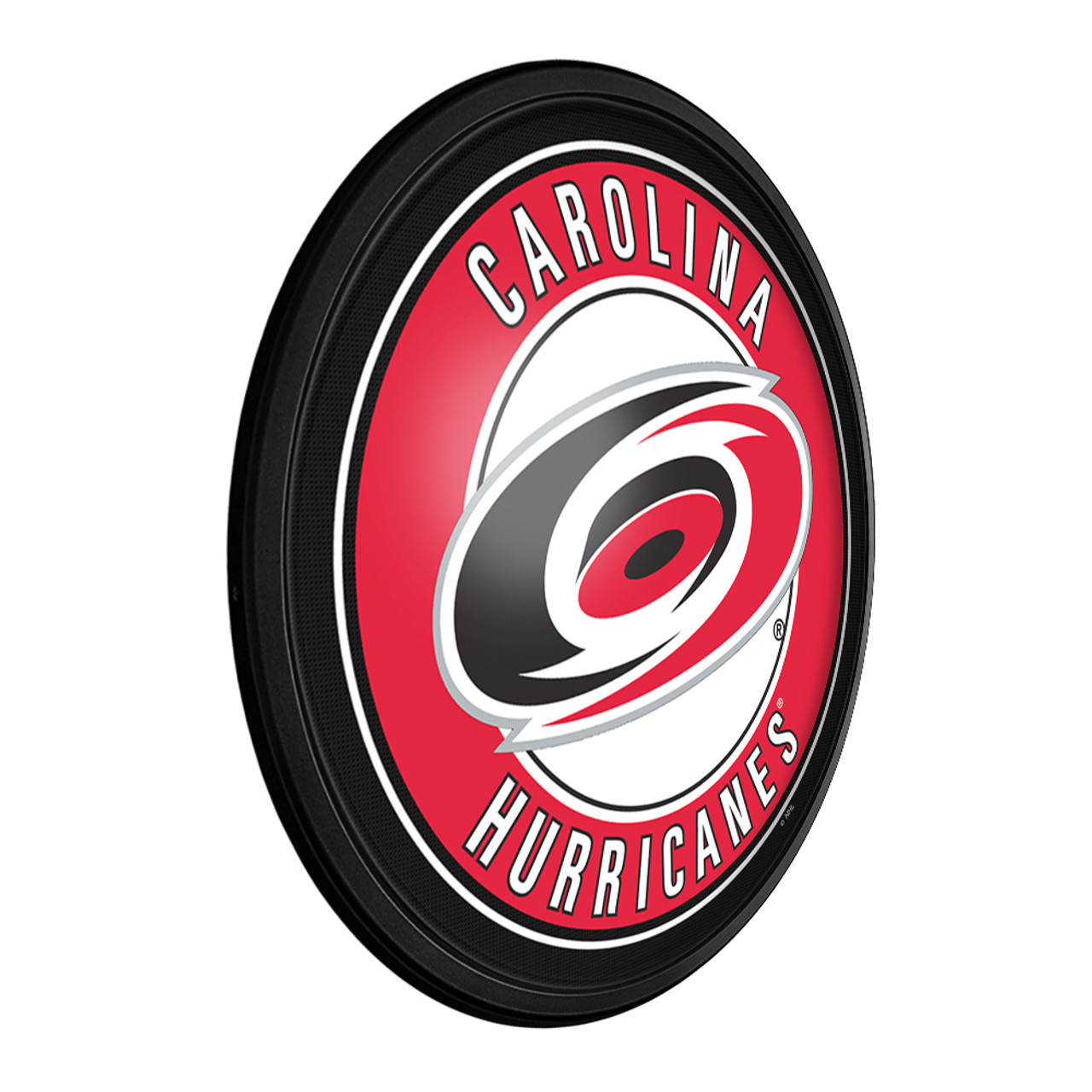 Carolina Hurricanes Oval Slimline Lighted Wall Sign