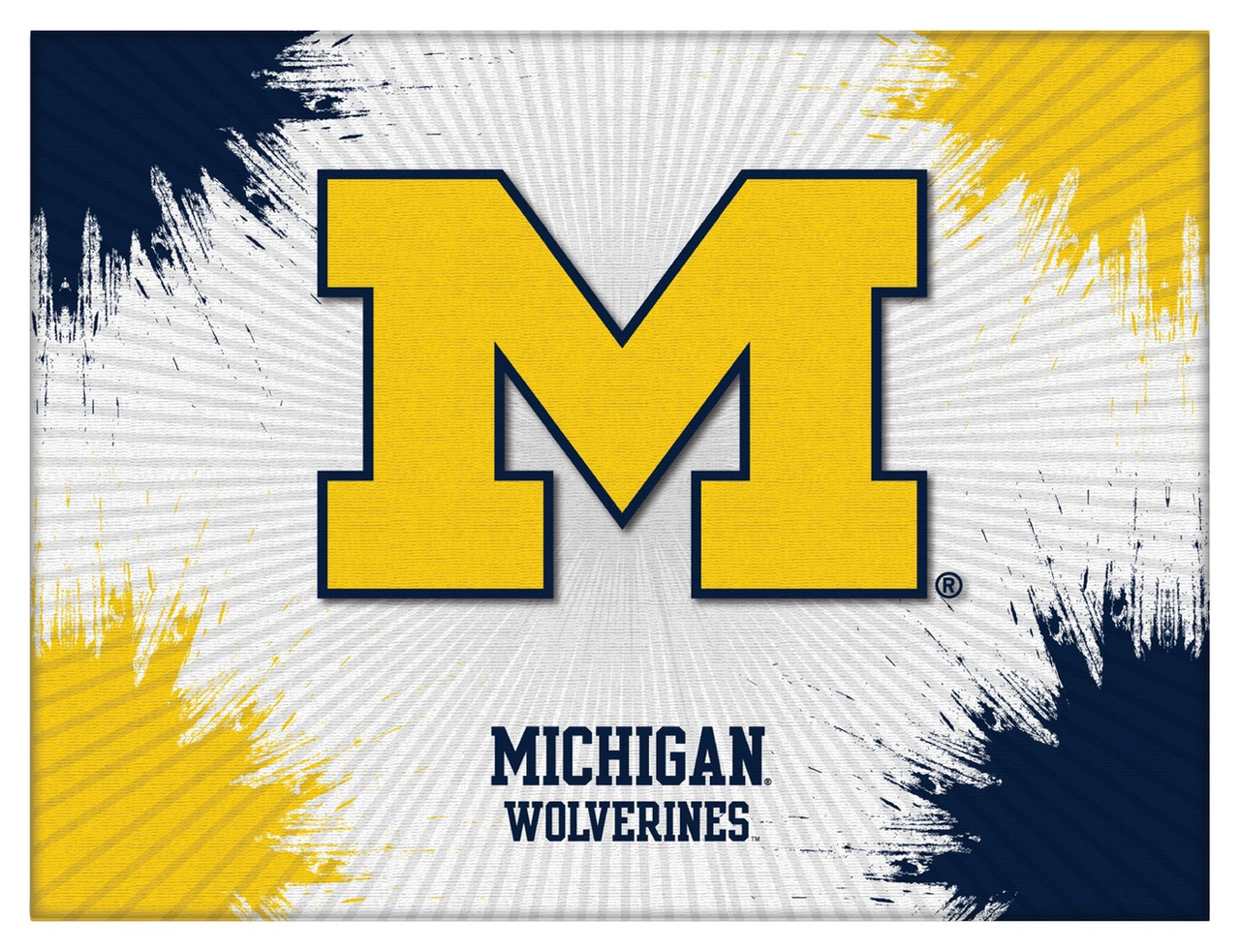 Michigan Wolverines Logo Canvas Print - Sports Unlimited michigan-wolverines-logo-canvas-print-sports-unlimited