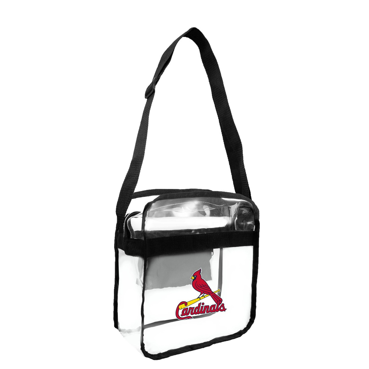 St. Louis Cardinals Clear Crossbody CarryAll Bag Sports Unlimited