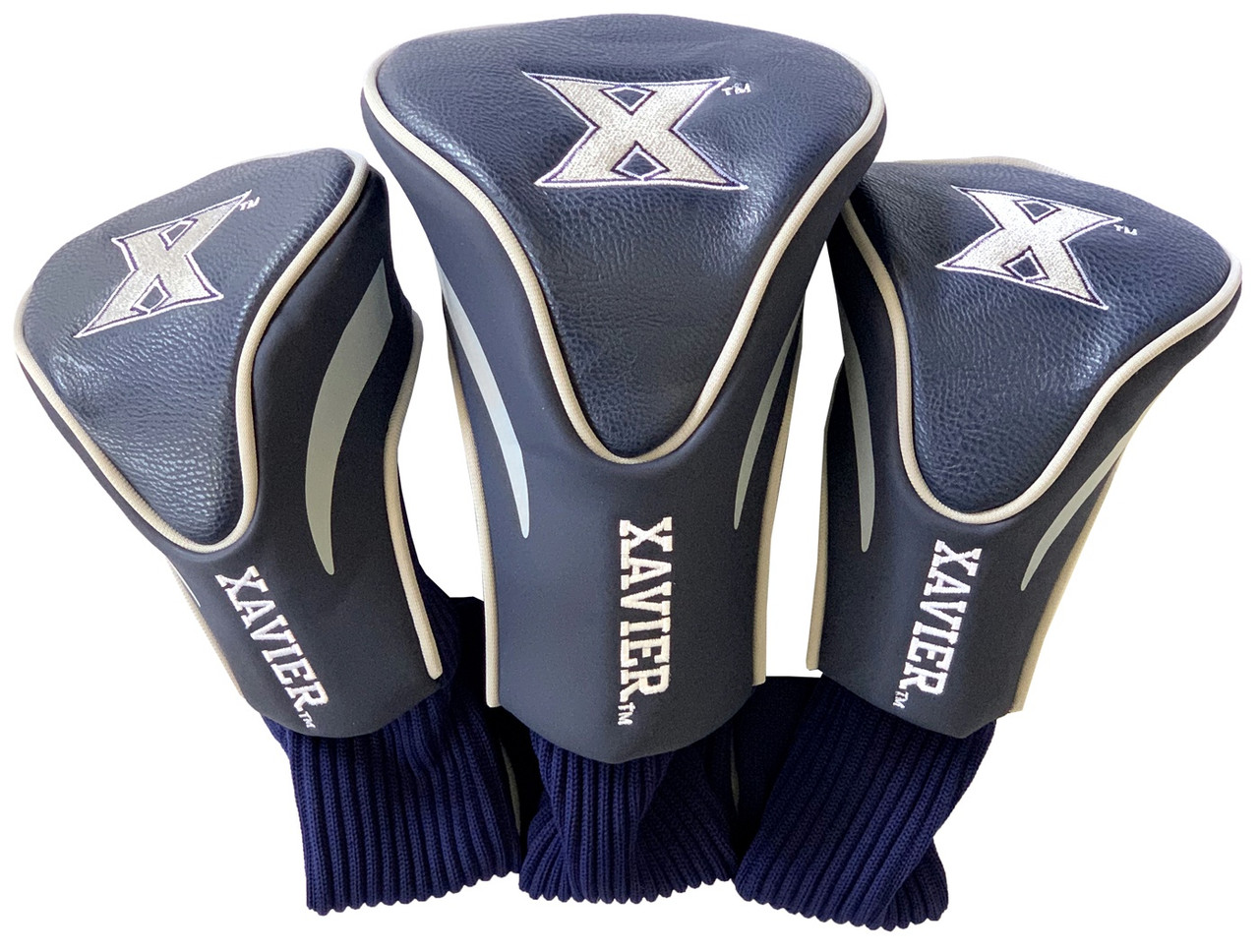 Xavier Musketeers Golf Headcovers - 3 Pack - Sports Unlimited