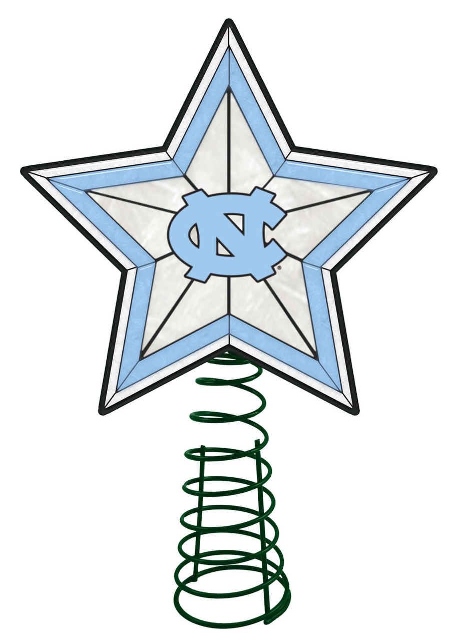 North Carolina Tar Heels 8 Light Up Ceramic LED Christmas Tree