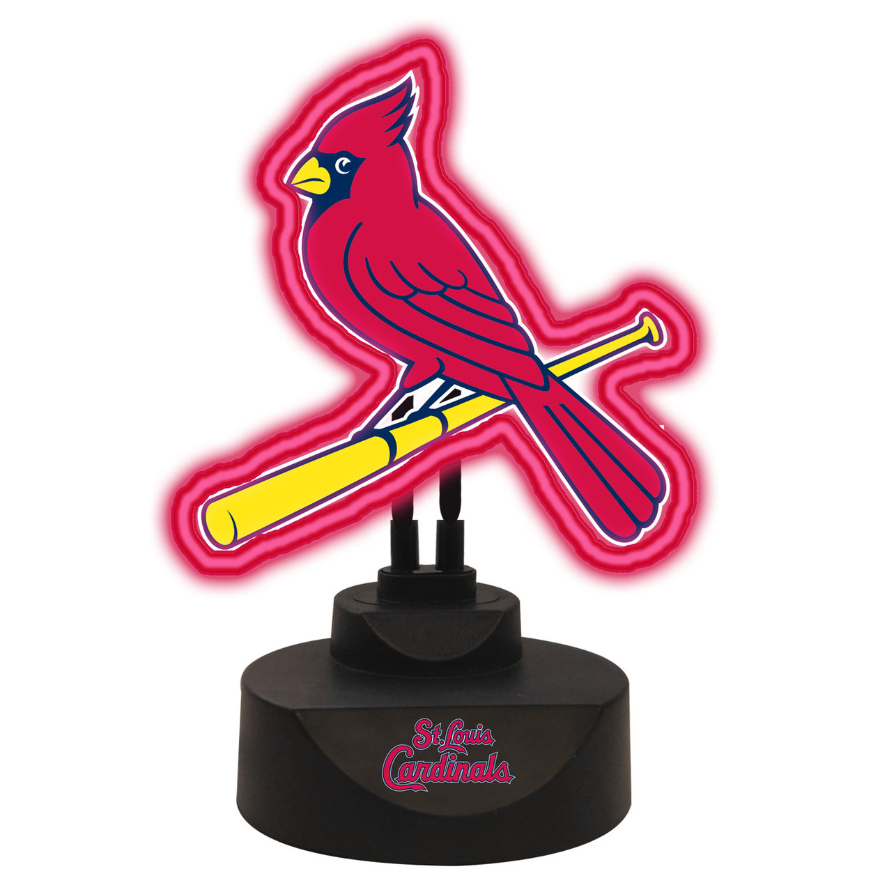 St. Louis Cardinals Team Logo Neon Light - Sports Unlimited