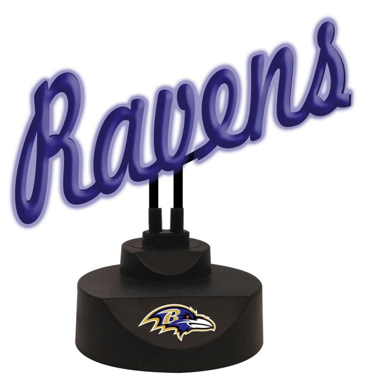 Baltimore Ravens Script Neon Desk Lamp - Sports Unlimited