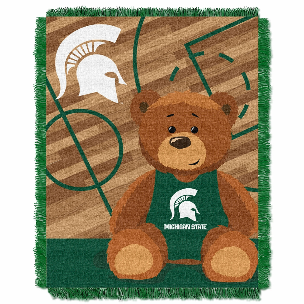 Michigan State Spartans Sweatshirt Blanket