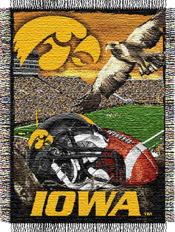 Northwest Iowa Hawkeyes Tapestry Throw - Thumbnail 2